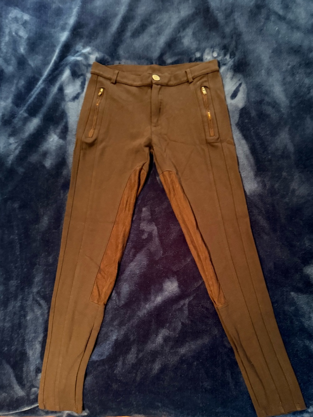 Zara | Brown Riding Pants Leggings Suede Medium